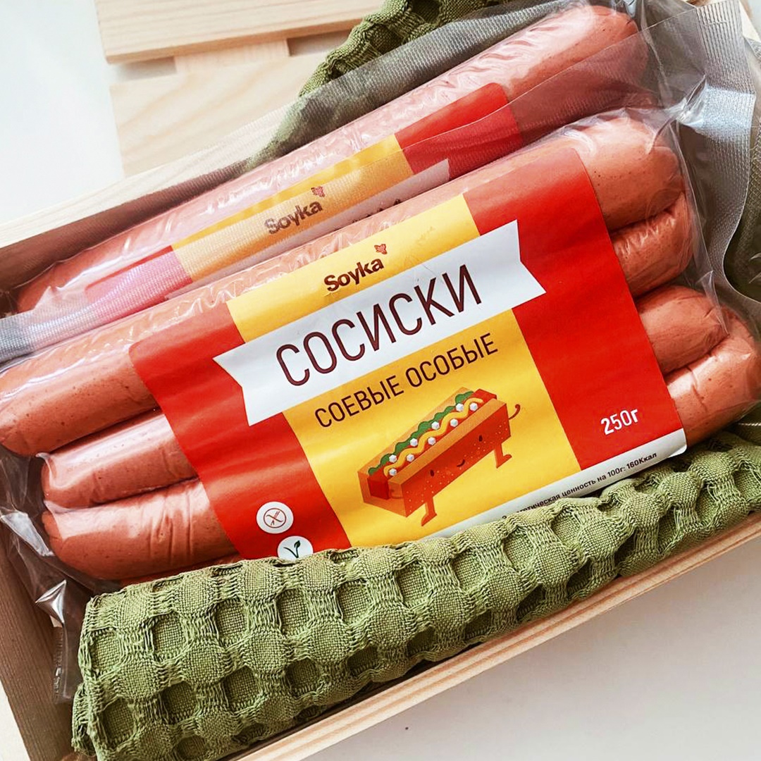 Сосиски соевые особые «Сойка», 250г