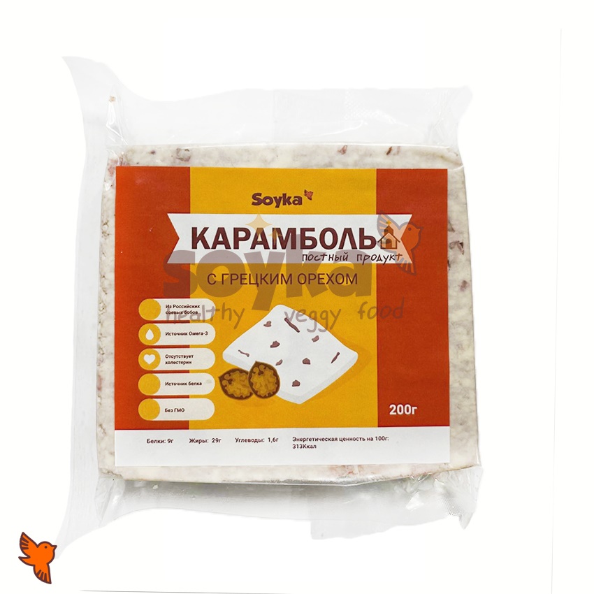 Карамболь с грецким орехом «Сойка», 200г